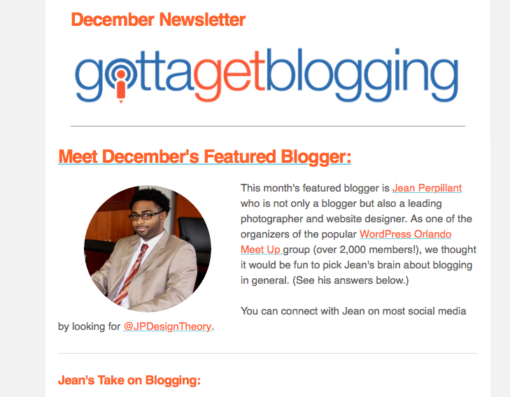 Gotta Get Blogging